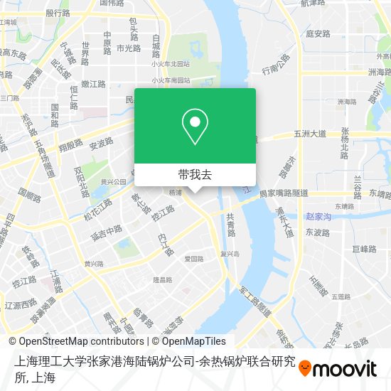 上海理工大学张家港海陆锅炉公司-余热锅炉联合研究所地图