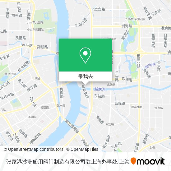 张家港沙洲船用阀门制造有限公司驻上海办事处地图