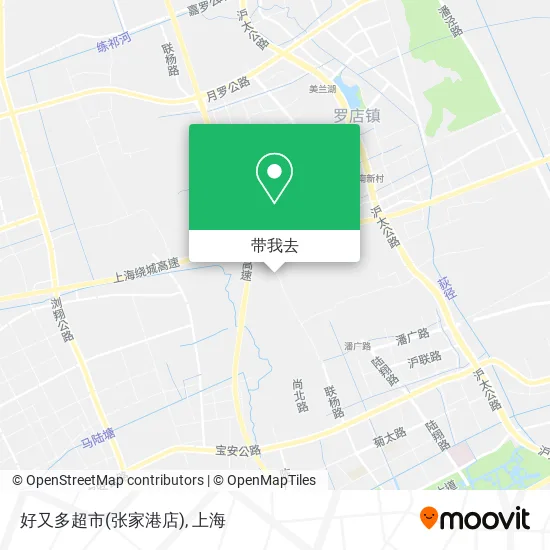 好又多超市(张家港店)地图