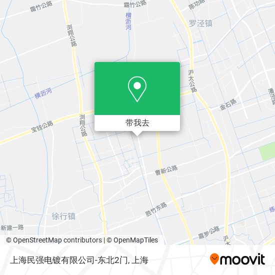 上海民强电镀有限公司-东北2门地图
