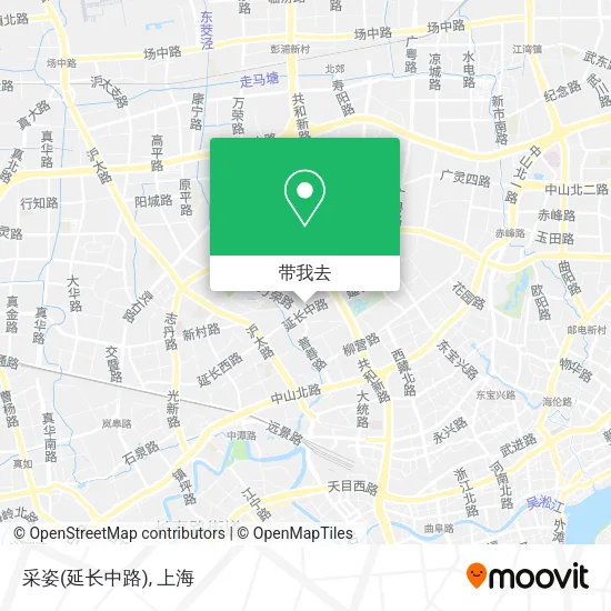 采姿(延长中路)地图