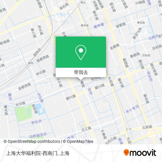上海大华福利院-西南门地图
