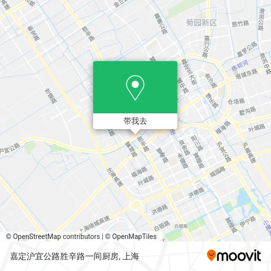 嘉定沪宜公路胜辛路一间厨房地图