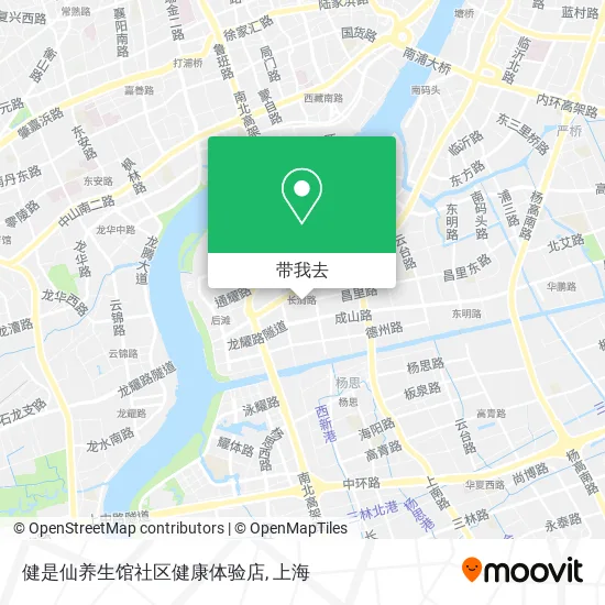 健是仙养生馆社区健康体验店地图