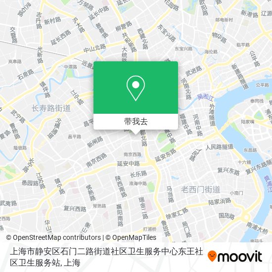 上海市静安区石门二路街道社区卫生服务中心东王社区卫生服务站地图