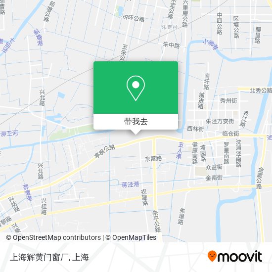 上海辉黄门窗厂地图