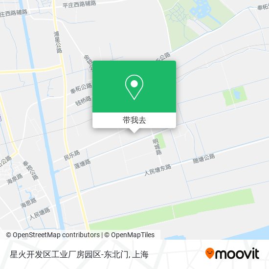 星火开发区工业厂房园区-东北门地图