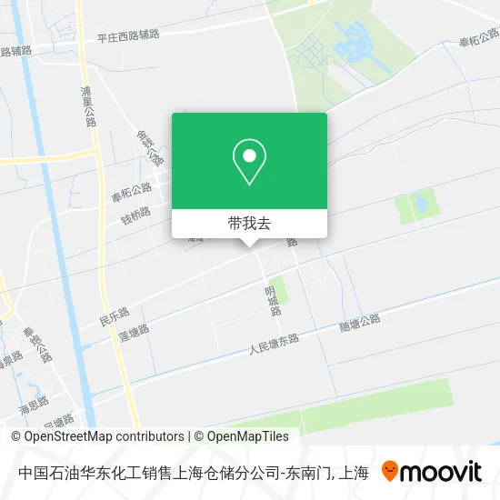 中国石油华东化工销售上海仓储分公司-东南门地图
