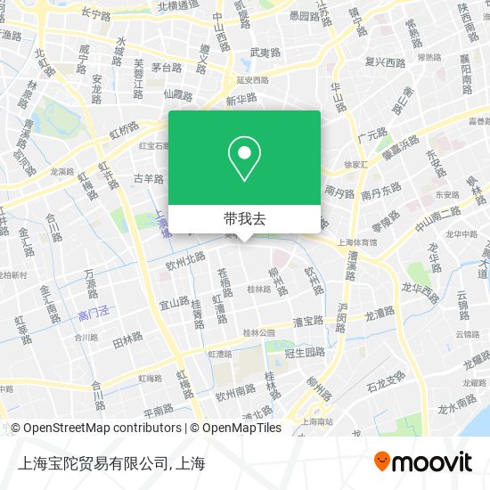 上海宝陀贸易有限公司地图