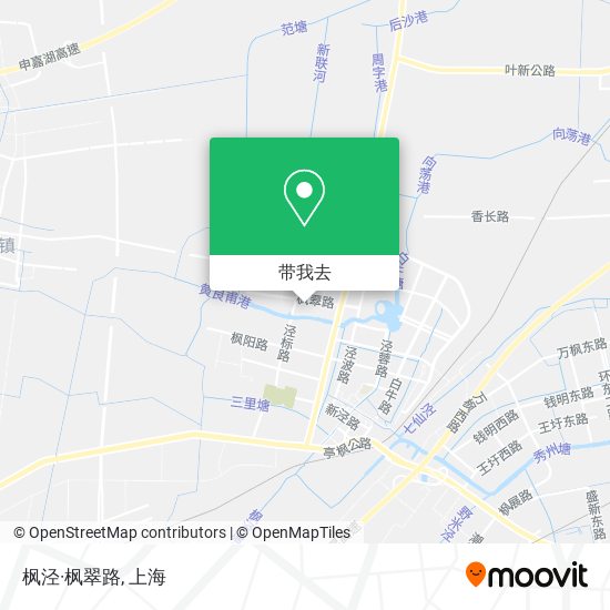 枫泾·枫翠路地图