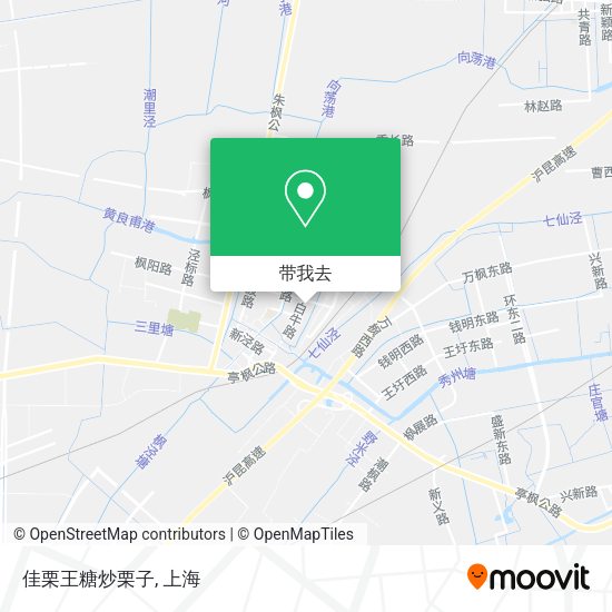 佳栗王糖炒栗子地图