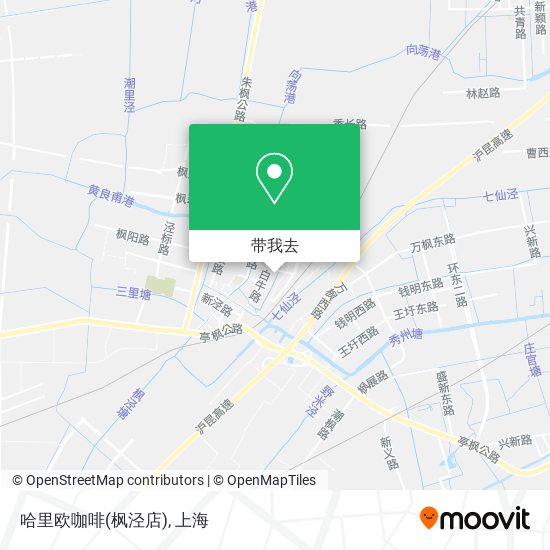 哈里欧咖啡(枫泾店)地图