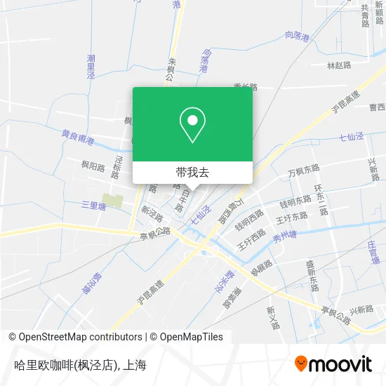 哈里欧咖啡(枫泾店)地图