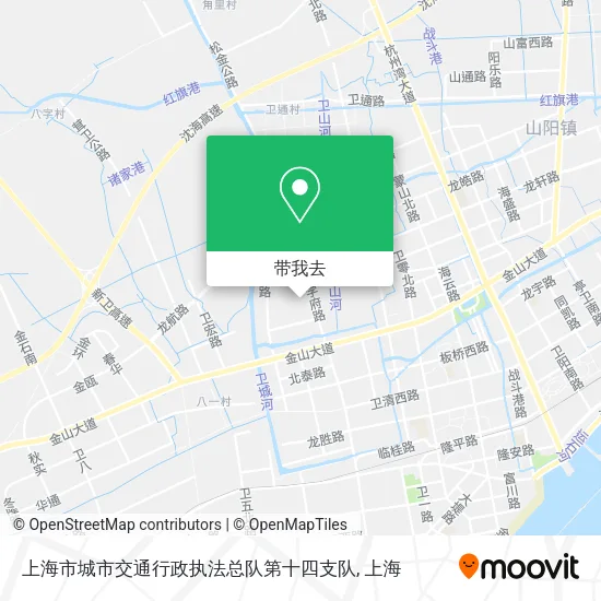 上海市城市交通行政执法总队第十四支队地图