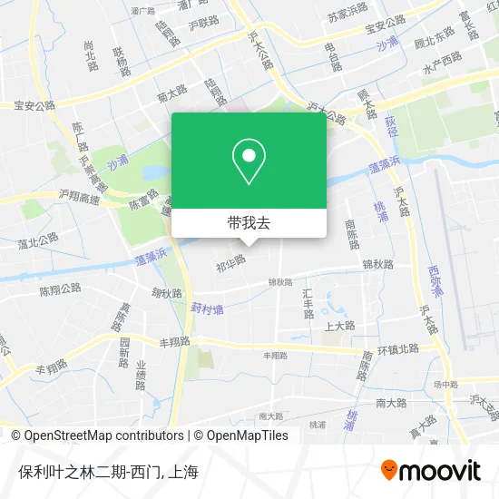 保利叶之林二期-西门地图