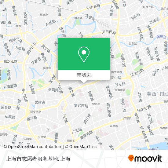 上海市志愿者服务基地地图