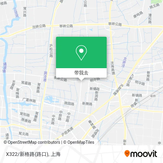 X322/新格路(路口)地图