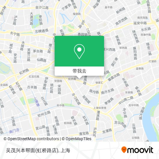 吴茂兴本帮面(虹桥路店)地图