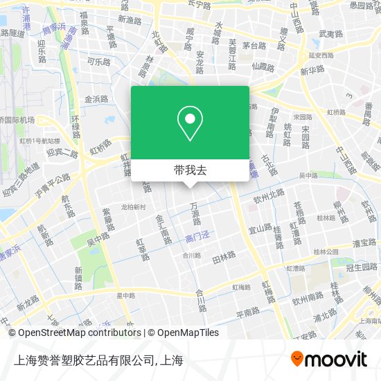 上海赞誉塑胶艺品有限公司地图
