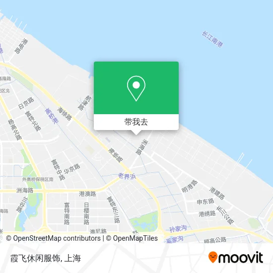 霞飞休闲服饰地图