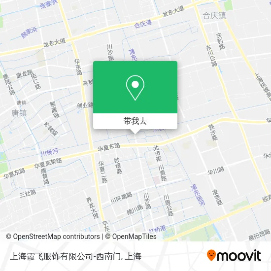 上海霞飞服饰有限公司-西南门地图