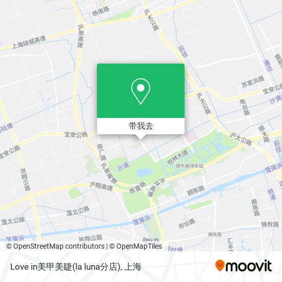 Love in美甲美睫(la luna分店)地图