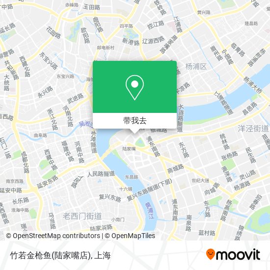 竹若金枪鱼(陆家嘴店)地图
