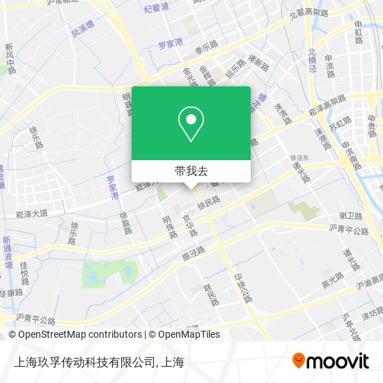 上海玖孚传动科技有限公司地图