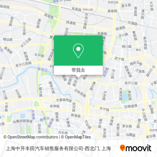 上海中升丰田汽车销售服务有限公司-西北门地图