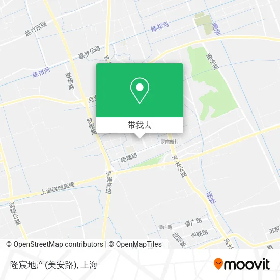 隆宸地产(美安路)地图