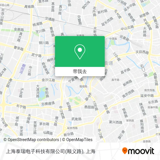 上海泰瑞电子科技有限公司(顺义路)地图