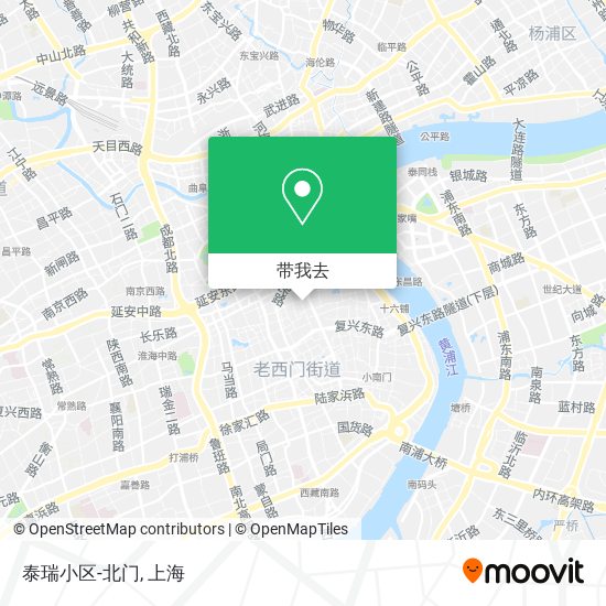 泰瑞小区-北门地图
