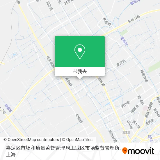 嘉定区市场和质量监督管理局工业区市场监督管理所地图