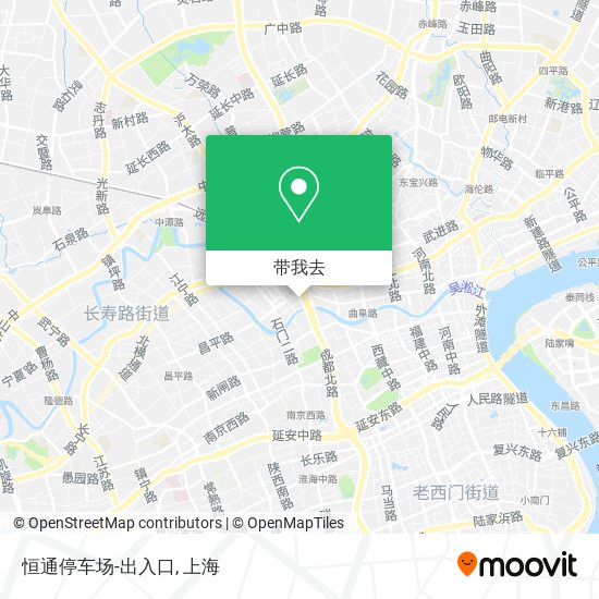 恒通停车场-出入口地图