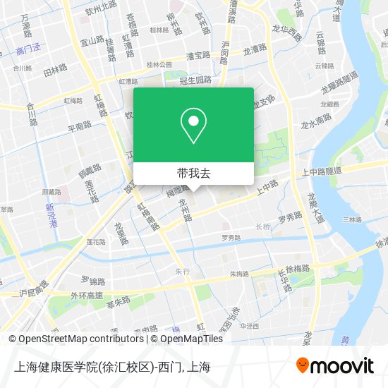 上海健康医学院(徐汇校区)-西门地图