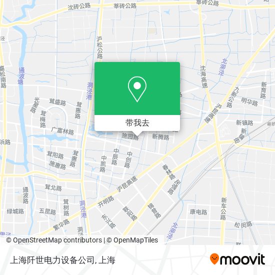 上海阡世电力设备公司地图