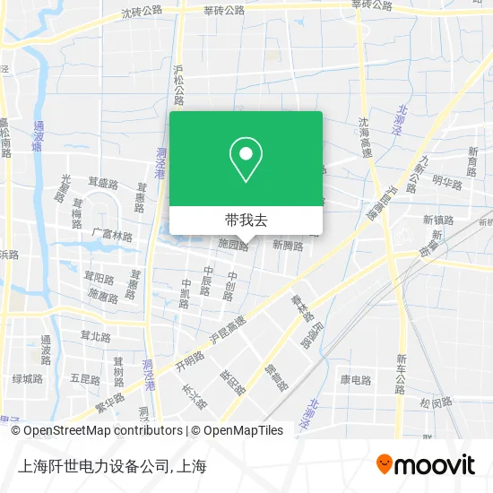 上海阡世电力设备公司地图