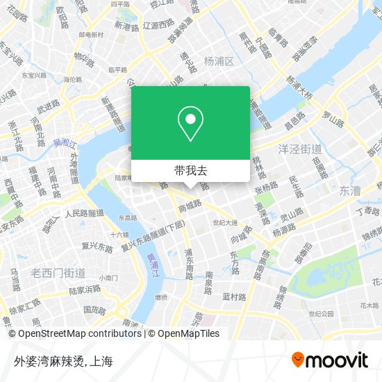 外婆湾麻辣烫地图
