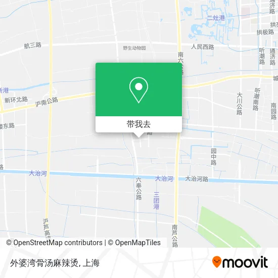 外婆湾骨汤麻辣烫地图