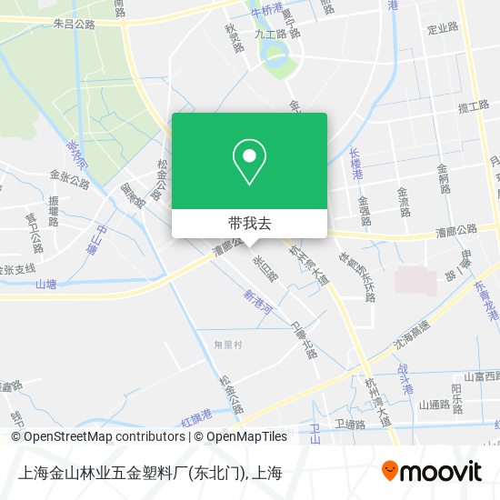 上海金山林业五金塑料厂(东北门)地图