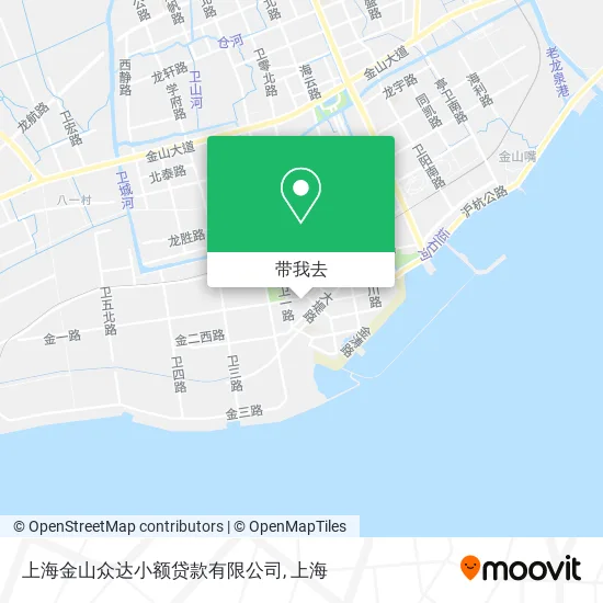上海金山众达小额贷款有限公司地图