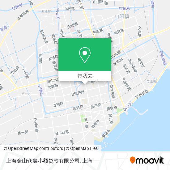 上海金山众鑫小额贷款有限公司地图