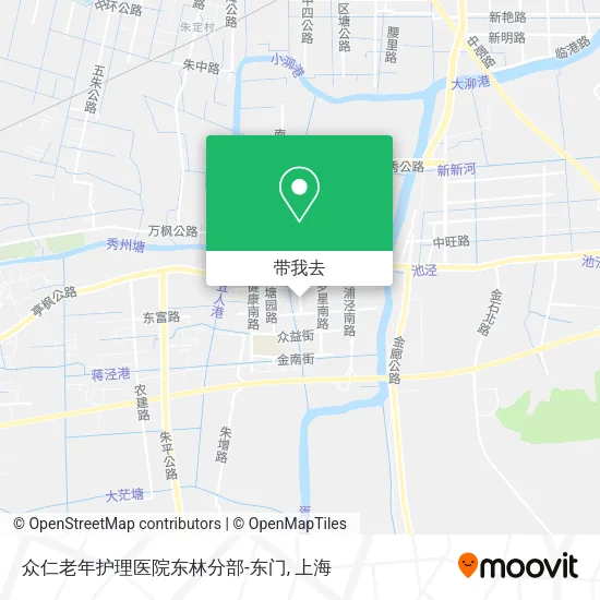 众仁老年护理医院东林分部-东门地图