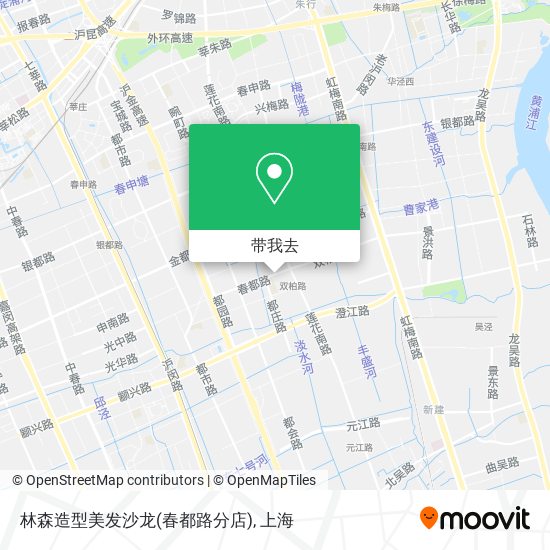 林森造型美发沙龙(春都路分店)地图