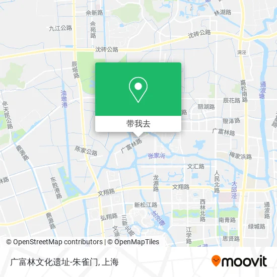 广富林文化遗址-朱雀门地图