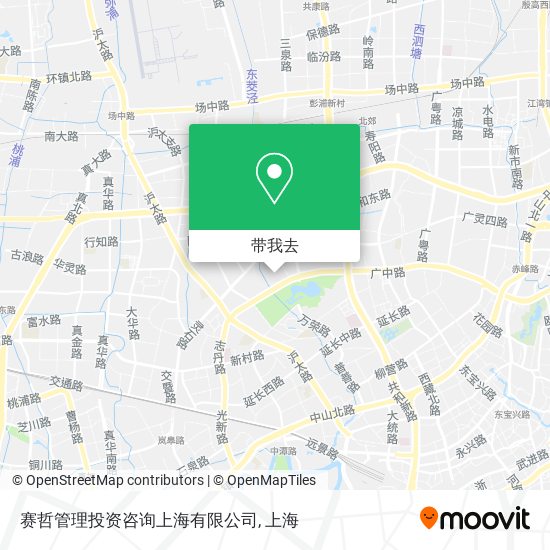 赛哲管理投资咨询上海有限公司地图