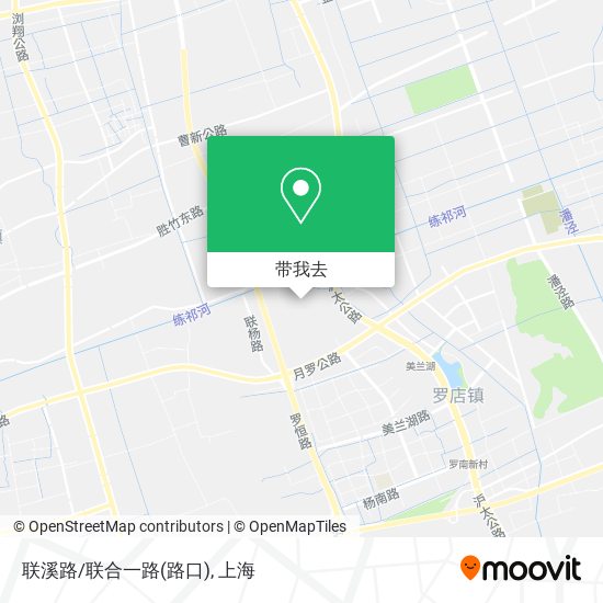 联溪路/联合一路(路口)地图