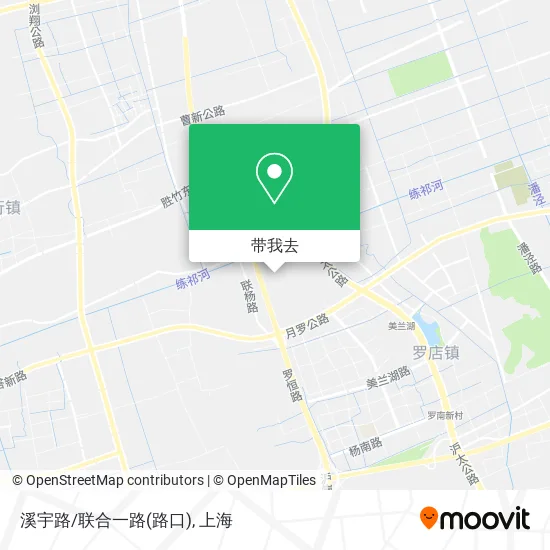 溪宇路/联合一路(路口)地图