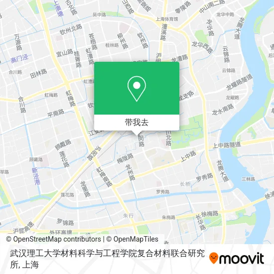 武汉理工大学材料科学与工程学院复合材料联合研究所地图
