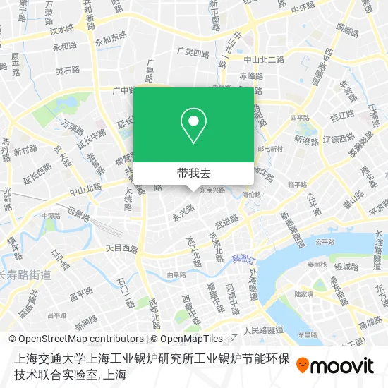 上海交通大学上海工业锅炉研究所工业锅炉节能环保技术联合实验室地图